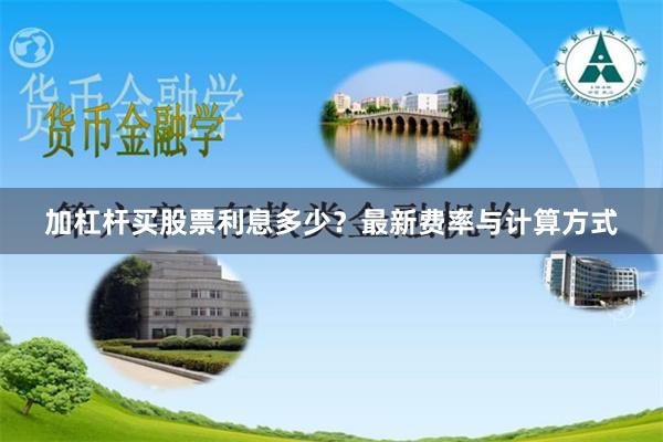 加杠杆买股票利息多少？最新费率与计算方式